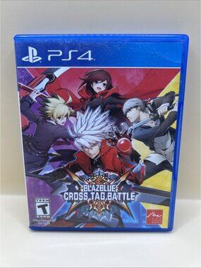 Blazblue: Cross Tag Battle Sony PlayStation 4 PS4 No Manual Tested✅